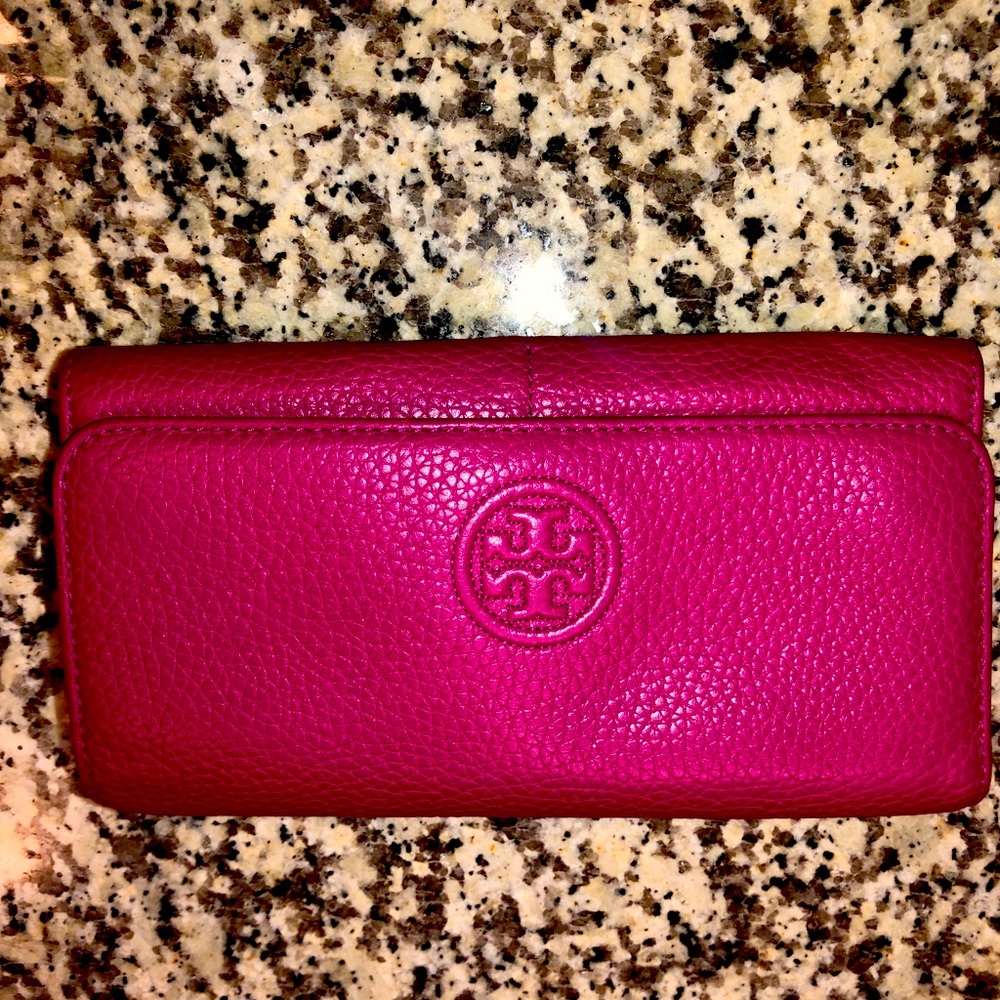 Magenta Tory Burch Wallet